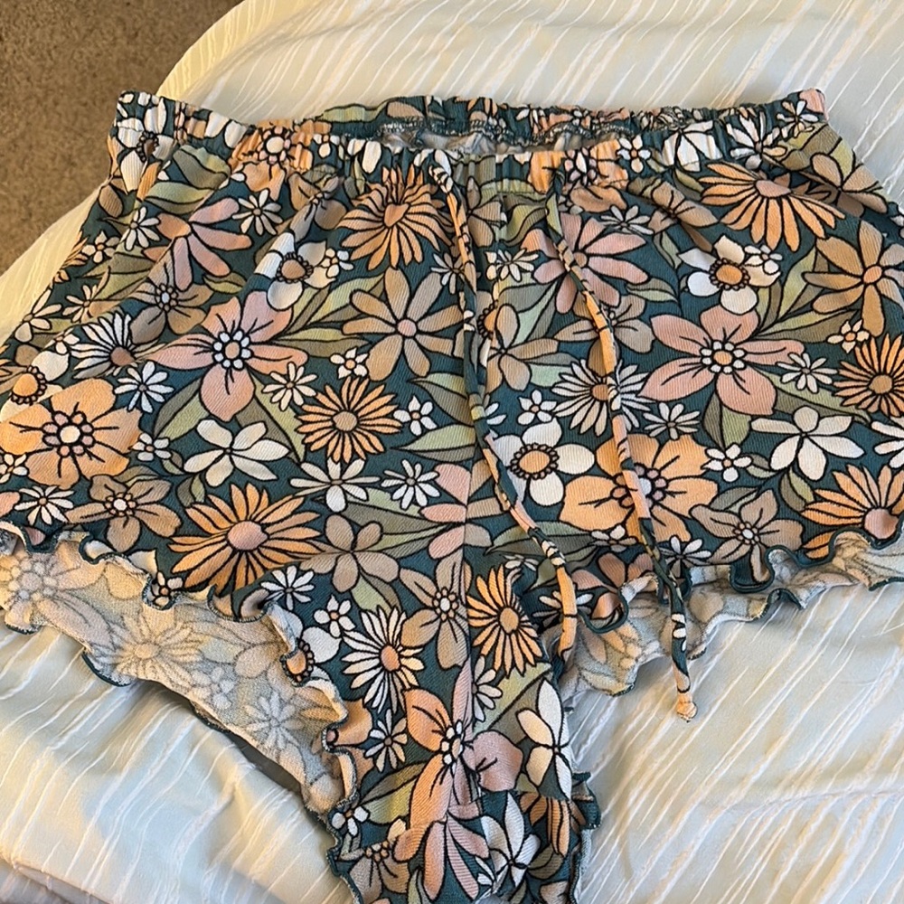 Floral Patterned Shorts